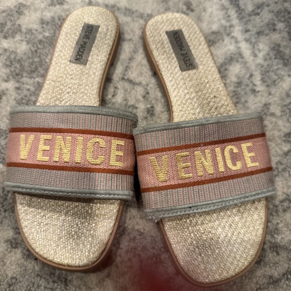 Steven Madden Women’s Venice Slides Size 8